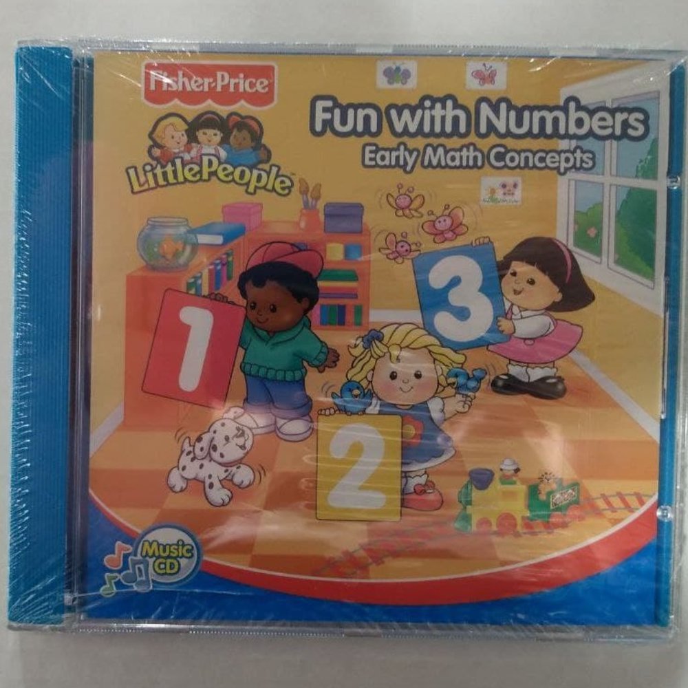 Fisher Price Little People Fun With Numbers Music CD nwot sealed